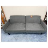 Two-Seat Fabric Sofa with Back Cushions - Modern Living Room Seating