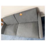 Two-Seat Fabric Sofa with Back Cushions - Modern Living Room Seating