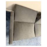 Two-Seat Fabric Sofa with Back Cushions - Modern Living Room Seating