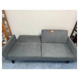 Two-Seat Fabric Sofa with Back Cushions - Modern Living Room Seating