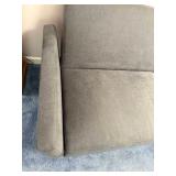 Two-Seat Fabric Sofa with Back Cushions - Modern Living Room Seating