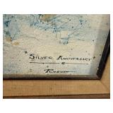 Framed Winter Scene Print - Horse-Drawn Sleigh in Snow - Silver Anniversary Edition