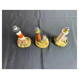 Assorted Lighthouse Miniatures- Hand-Painted Coastal Diorama