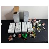 Battery Operated Christmas Tree - Assorted Christmas Ornaments & Figurines