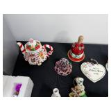 Battery Operated Christmas Tree - Assorted Christmas Ornaments & Figurines