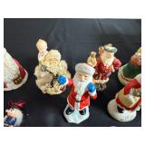 Vintage Santa Claus Porcelain Figurines Lot - England, Russia, Hungary, Holland, Belgium