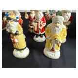 Vintage Santa Claus Porcelain Figurines Lot - England, Russia, Hungary, Holland, Belgium