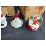 Three Nutcracker Soldiers with Christmas Ornaments & Alphabet Blocks - Holiday Decor