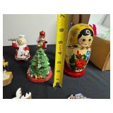 Assorted Christmas Figurines & Ornaments