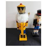 Dept 56 Barefoot Santas, German Folk Art Nutcrackers & Silver Wing Decor