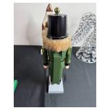 Dept 56 Barefoot Santas, German Folk Art Nutcrackers & Silver Wing Decor