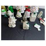 Santa Claus Figurine with Lights - London Bus Snow Globe & Assorted Christmas Decor