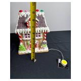 Assorted Christmas Decor - Snow Globes, Snowman Mugs & Gingerbread House