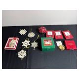 Lenox 2018 Annual Ornament & Hummel Gold Christmas Ornament Collection - Assorted Snowflake