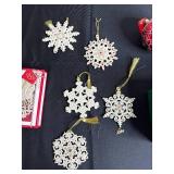 Lenox 2018 Annual Ornament & Hummel Gold Christmas Ornament Collection - Assorted Snowflake
