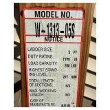 Davidson IW-133-05S 5 ft Step Ladder - 200 Lb Capacity, Type III