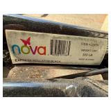 Nova Express Rollator Black - 4-Wheel Mobility Walker (Item 4328BK) 300 LB Capacity