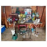Assorted Outdoor Garden Decor - Birds, Flowers, Wind Spinners & Sign
