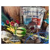 Assorted Outdoor Garden Decor - Birds, Flowers, Wind Spinners & Sign
