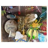 Assorted Outdoor Garden Decor - Birds, Flowers, Wind Spinners & Sign