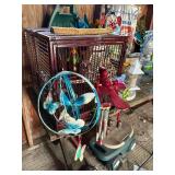 Assorted Outdoor Garden Decor - Birds, Flowers, Wind Spinners & Sign