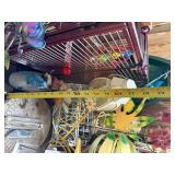 Assorted Outdoor Garden Decor - Birds, Flowers, Wind Spinners & Sign