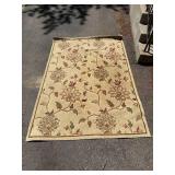 Floral Area Rug 64 x 95 in.