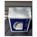 Royal Wessex by Churchill 16-Piece Blue Floral Dinnerware Set in Box - total contents unverified
