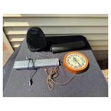 Bell & Howell Light Bar Deluxe Rechargeable LED Lamp, Clock & More!