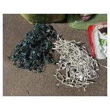 Mixed Christmas Lights, Decor & Ornament Assortment in Tote