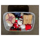 Christmas Decor Assortment in BELLA 120QT Storage Tote