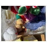 Christmas Decor Assortment in BELLA 120QT Storage Tote