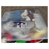 Christmas Decor Assortment in BELLA 120QT Storage Tote