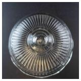Princess House Clear Glass Covered Cake Plate with Dome