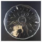 Princess House Clear Glass Covered Cake Plate with Dome