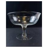 Princess House Heritage Pattern Crystal Pedestal Compote Bowl