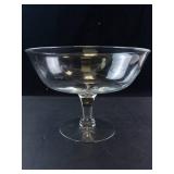 Princess House Heritage Pattern Crystal Pedestal Compote Bowl