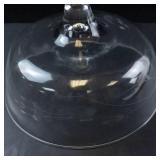 Princess House Heritage Pattern Crystal Pedestal Compote Bowl