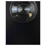 Princess House Heritage Crystal Footed Dessert Glasses - Set of 6