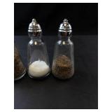 Princess House Heritage Pattern Glass Salt and Pepper Shakers (Lot of 4)