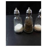 Princess House Heritage Pattern Glass Salt and Pepper Shakers (Lot of 4)