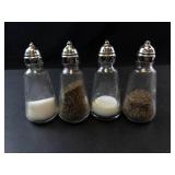 Princess House Heritage Pattern Glass Salt and Pepper Shakers (Lot of 4)