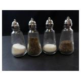 Princess House Heritage Pattern Glass Salt and Pepper Shakers (Lot of 4)