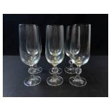 Bohemia Crystal Claudia Champagne Flutes (Lot of 6)