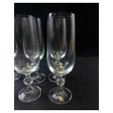 Bohemia Crystal Claudia Champagne Flutes (Lot of 6)