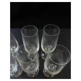 Bohemia Crystal Claudia Champagne Flutes (Lot of 6)