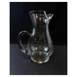Princess House Heritage Pattern Crystal Pitcher