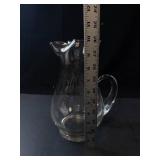 Princess House Heritage Pattern Crystal Pitcher