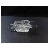 Vintage Princess House Lead Crystal Wheelbarrow Figurine - Made in Germany