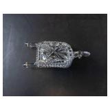 Vintage Princess House Lead Crystal Wheelbarrow Figurine - Made in Germany